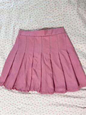 SWS pink pleated tennis skirt​